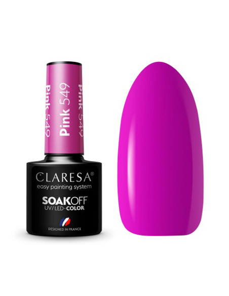 CLARESA Hybrid nail polish PINK 549 -5g