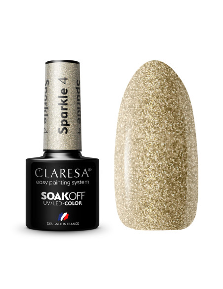CLARESA Hybrid nail polish SPARKLE 4 -5g