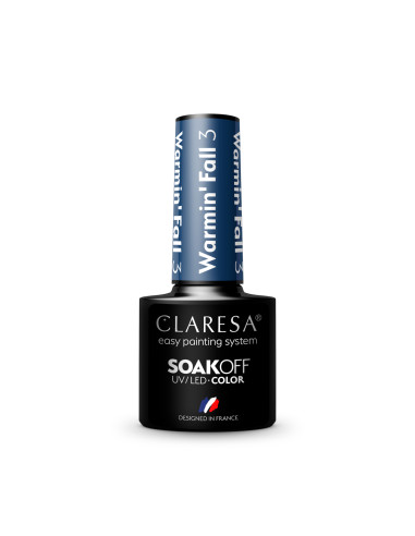 CLARESA Hybrid nail polish WARMIN "FALL 3 -5g