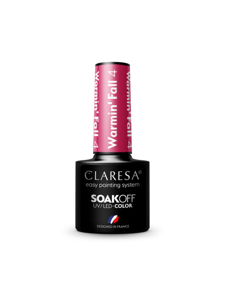 CLARESA Hybrid nail polish WARMIN "FALL 4 -5g