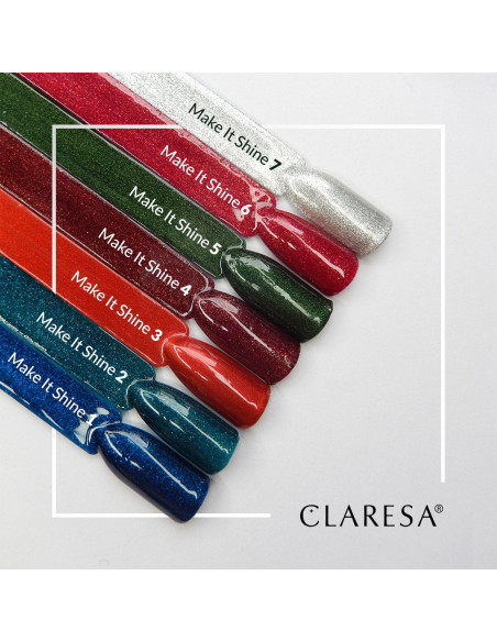 CLARESA Hybrid nail polish Make It Shine! 1-5g