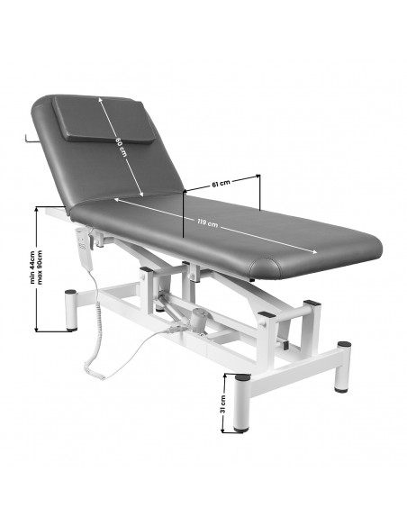 Electric bed massage 079 1 intens. Gray