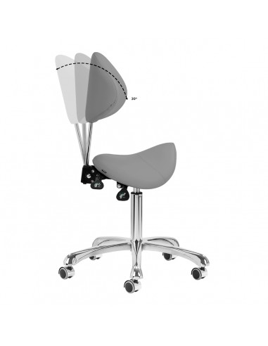 COSMETIC STOOL 1004 GIOVANNI GRAY