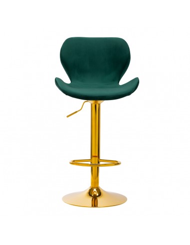 BAR STOOL QS-B15 VELVET GREEN