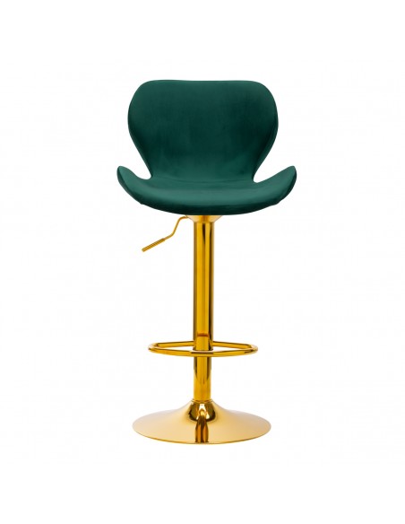 BAR STOOL QS-B15 VELVET GREEN
