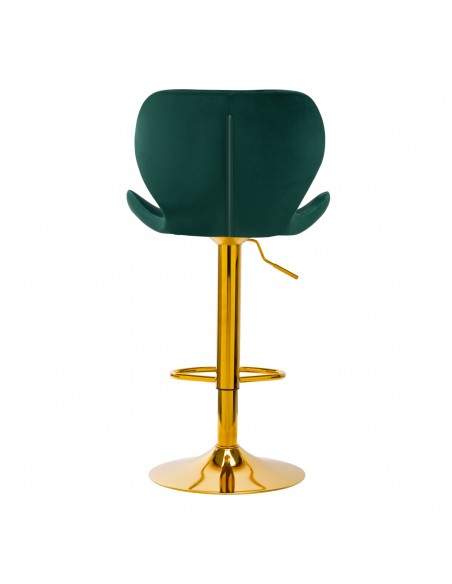 BAR STOOL QS-B15 VELVET GREEN