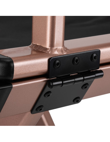 MAKE-UP CHAIR ALUMINUM ROSE GOLD