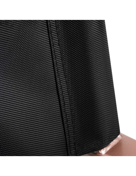 MAKE-UP CHAIR ALUMINUM ROSE GOLD