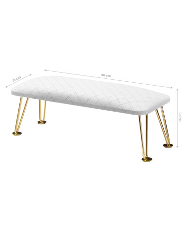 MANICURE STAND 6M GOLDEN WHITE PIK 