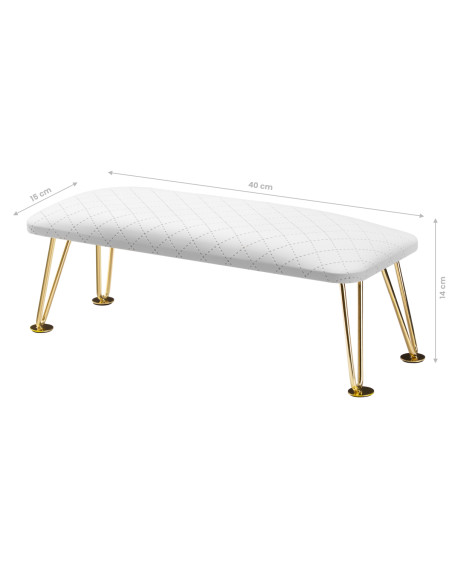 MANICURE STAND 6M GOLDEN WHITE PIK 