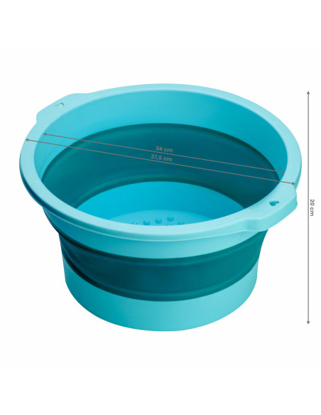 PEDICURE BOWL FOLDABLE BLUE
