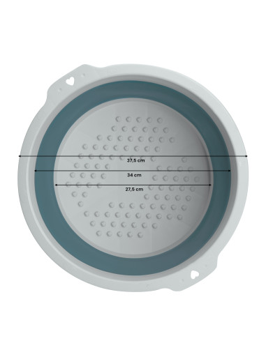 PEDICURE BOWL FOLDABLE BLUE