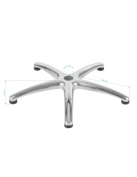 BASE FOR THE HAIRDRESSING CHAIR CROSS L008