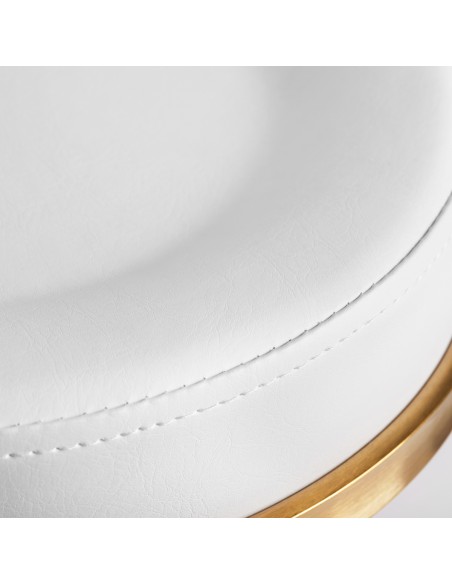 COSMETIC STOOL H5 WHITE GOLD
