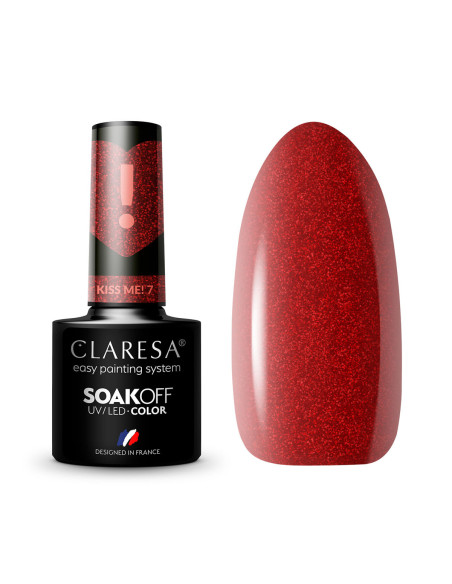 CLARESA hybrid polish Kiss Me! 7 -5g