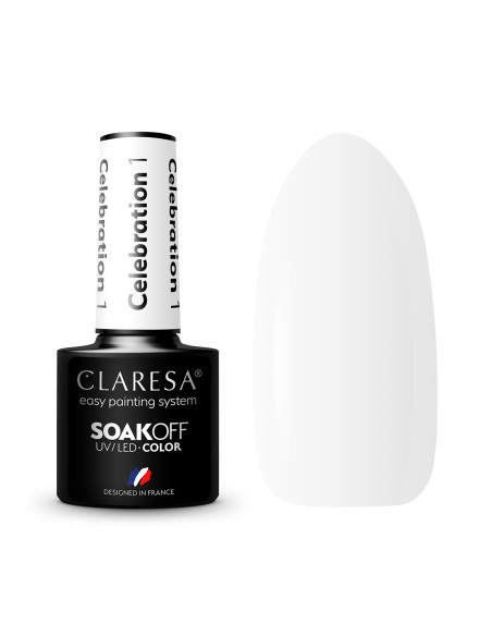 CLARESA Hybrid varnish CELEBRATION 1 -5g
