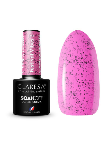 CLARESA Hybrid polish Festival Vibes 3 -5g