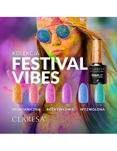 CLARESA Hybrid polish Festival Vibes 6 -5g