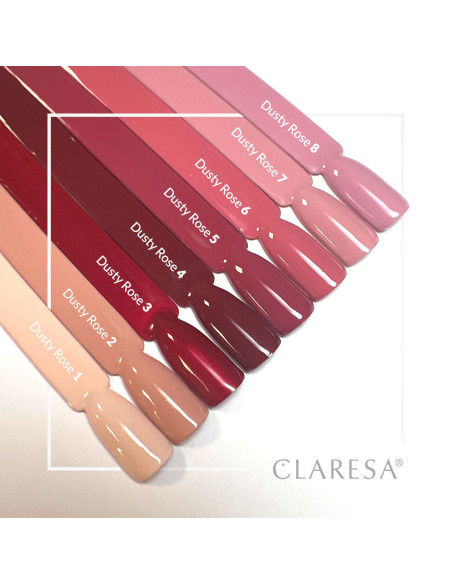 CLARESA Hybrid nail polish DUSTY ROSE 7 -5g