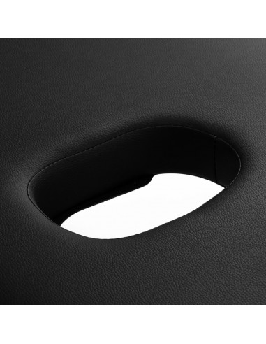 WOODEN FOLDING MASSAGE TABLE COMFORT ACTIV FIZJO LUX 2-SECTIONS 190X70 BLACK  