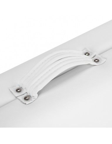 WOODEN FOLDING MASSAGE TABLE COMFORT ACTIV FIZJO LUX 2-SECTIONS 190X70 WHITE