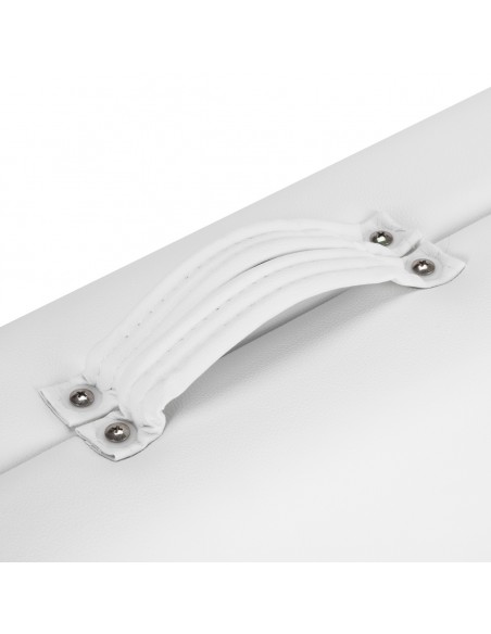 WOODEN FOLDING MASSAGE TABLE COMFORT ACTIV FIZJO LUX 2-SECTIONS 190X70 WHITE