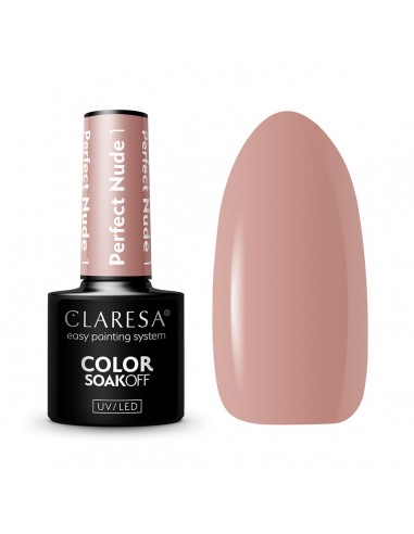 CLARESA Hybrid nail polish PERFECT NUDE 1 -5g