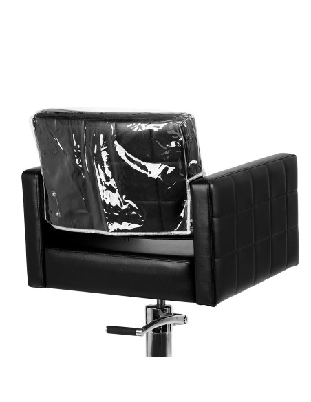 Foil backrest cover for hairdressing chair