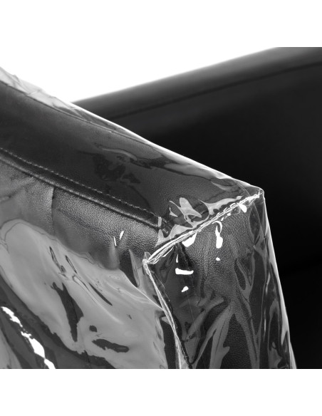 Foil backrest cover for hairdressing chair