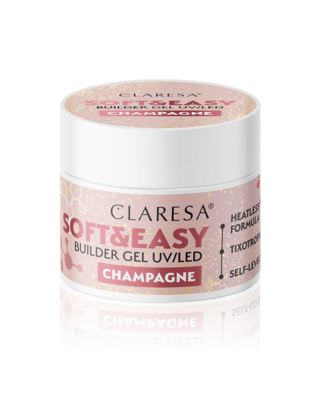 Claresa building gel Soft&Easy gel champagne 12g 