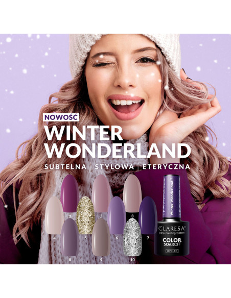 CLARESA Hybrid Polish Winter Wonderland 6 - 5g.