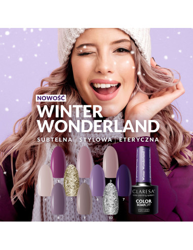 CLARESA Hybrid Polish Winter Wonderland 8 - 5g.
