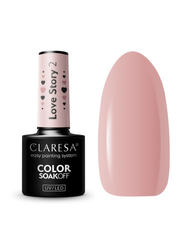 CLARESA Hybrid Polish LOVE STORY 2 - 5g