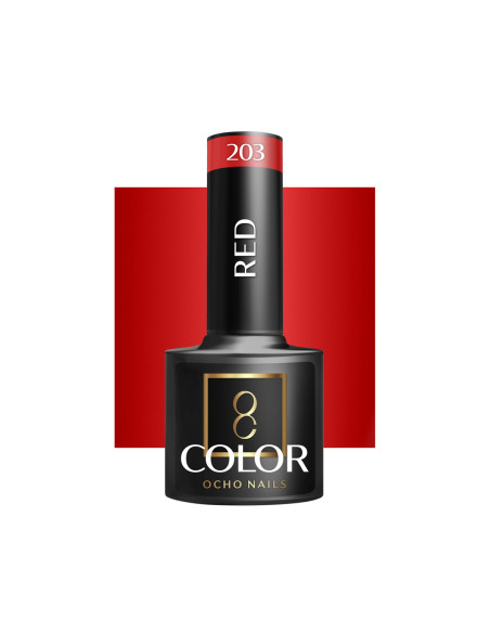 OCHO NAILS Hybrid nail polish red 203 -5 g