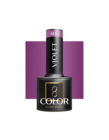 OCHO NAILS Hybrid nail polish violet 406 -5 g