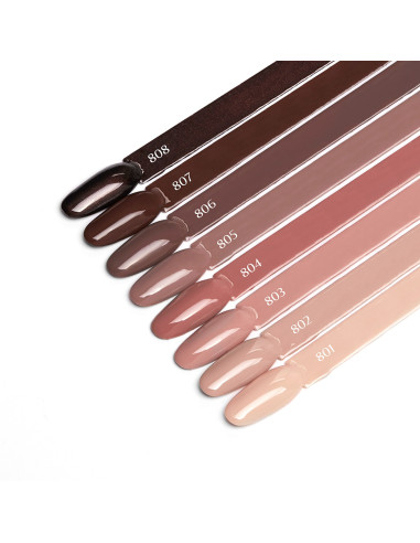 OCHO NAILS Hybrid nail polish brown 801 -5 g