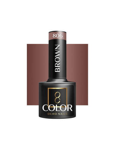 OCHO NAILS Hybrid nail polish brown 806 -5 g