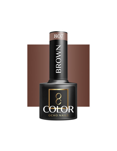 OCHO NAILS Hybrid nail polish brown 807 -5 g