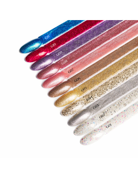 OCHO NAILS Hybrid nail polish glitter G01 -5 g