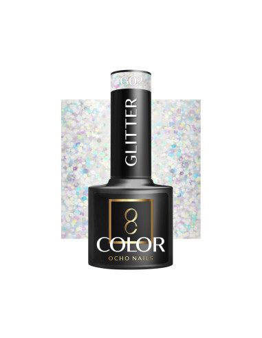 OCHO NAILS Hybrid nail polish glitter G02 -5 g