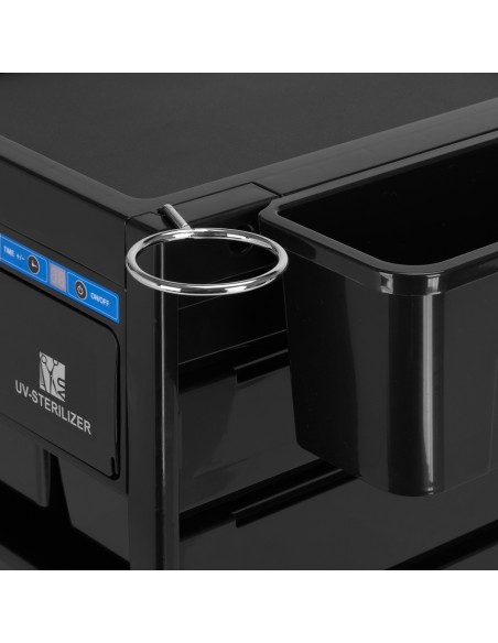 Gabbiano hairdresser's helper with UV sterilizer 68UV black