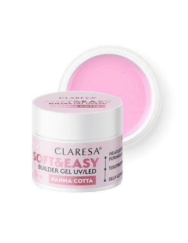 Claresa Soft&Easy gel builder panna cotta 90g