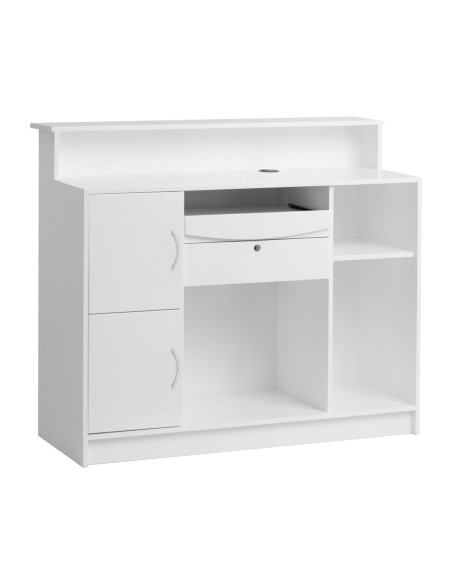 Gabbiano Reception Desk G26W White Gabbiano Reception Desk G26W White