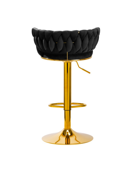 4Rico Bar Hocker QS-B313a black velvet