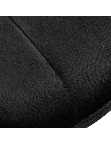 4Rico Cosmetic chair QS-186 black velvet