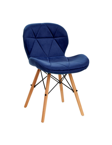 4Rico Cosmetic chair QS-186 navy velvet