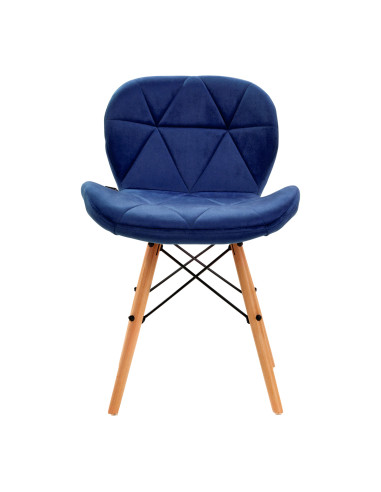 4Rico Cosmetic chair QS-186 navy velvet