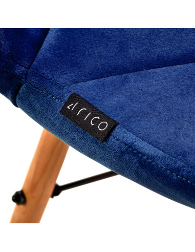 4Rico Cosmetic chair QS-186 navy velvet