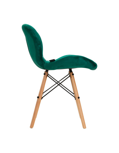 4Rico Cosmetic chair QS-186 green velvet