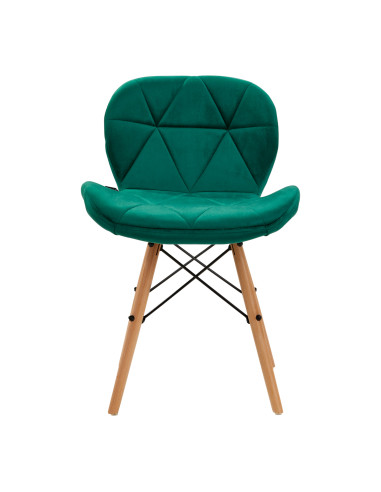 4Rico Cosmetic chair QS-186 green velvet